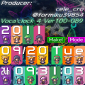 Voca'clock 4 -Vocaloid Clock 4-ブログパーツ